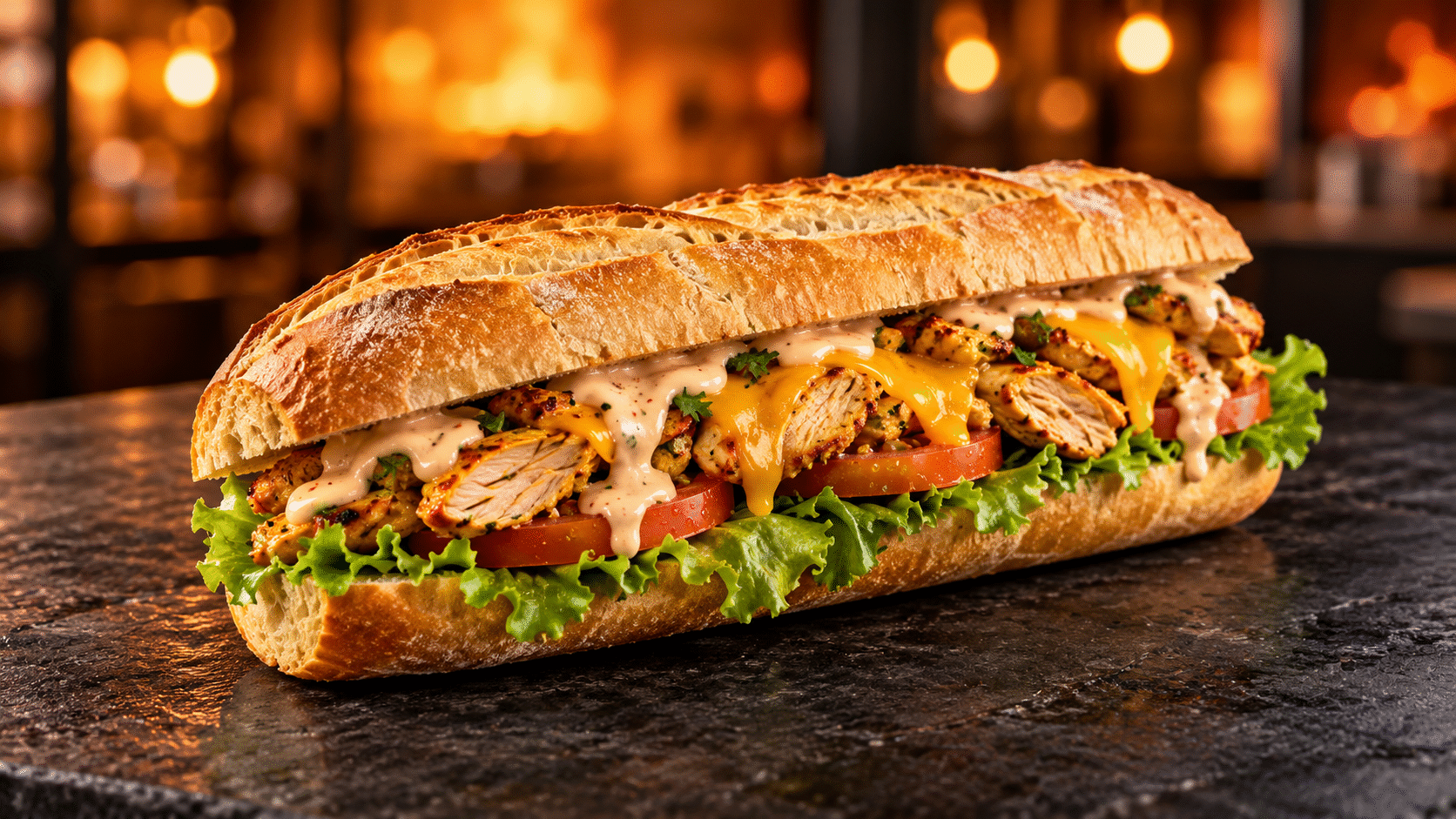 Sandwich demi-baguette O’100DWICH